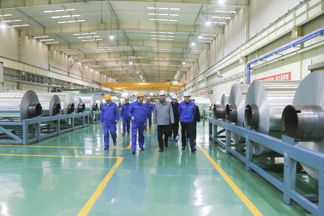 工控集團(tuán)黨委書記、董事長符同欣到萬基控股集團(tuán)調(diào)研